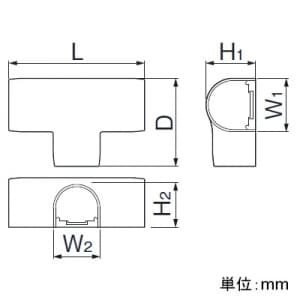 JHT-13F (因幡電工)｜【JHT】 平面チーズカバー｜給水給湯配管部材