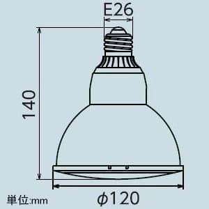 L14W-E26-BK-50K-N (日動工業)｜E26口金｜LED電球｜電材堂【公式】