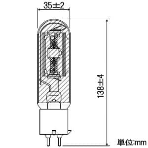 MT100FE-LW-PG/N (パナソニック)｜メタルハライドランプ｜水銀灯