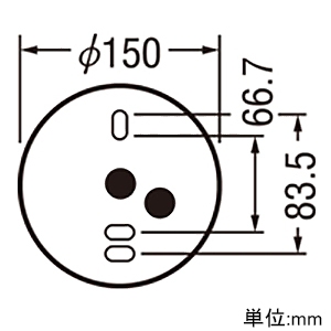 オーデリック 【販売終了】LEDシーリングダウンライト 《FLATPLATE》 防雨型 軒下取付専用 白熱灯100W相当 電球色 マットシルバー LEDシーリングダウンライト 《FLATPLATE》 防雨型 軒下取付専用 白熱灯100W相当 電球色 マットシルバー OG254520 画像2