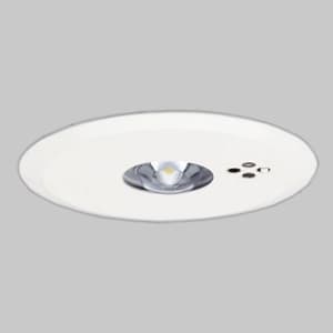 【生産完了品】LED非常用照明器具 天井埋込型 30分間タイプ 1.0W 埋込穴:φ100mm リモコン自己点検機能付 昼白色 NNFB91605