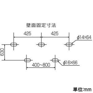 日晴金属 【生産完了品】PCキャッチャー 壁面用 水平調整機構付 溶融亜鉛メッキ仕上げ 《goシリーズ》 PCキャッチャー 壁面用 水平調整機構付 溶融亜鉛メッキ仕上げ 《goシリーズ》 PC-KJ30 画像3