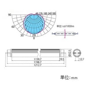 アイリスオーヤマ 【生産完了品】直管LEDランプ 《ECOHiLUX HE160 40形》 節電タイプ 光束:2000lm G13口金 電源内蔵 両側給電 昼光色タイプ  LDG40S・D/13/20 画像2