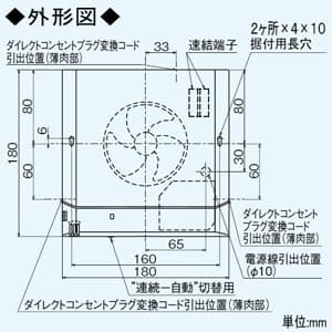 V-08PETLD7 (三菱)｜三菱製｜換気扇｜電材堂【公式】