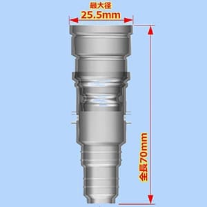 フソー化成 エアーシャッターミニ 屋外配管用 エアーシャッターミニ 屋外配管用 FAS-1416M 画像2