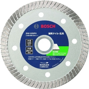 BOSCH ダイヤモンドホイール バリューシリーズ 乾式タイプ 波形 外径105mm DW-105PV