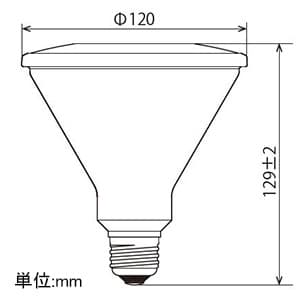 アイリスオーヤマ 【在庫限り品】LED電球 ビームランプタイプ 一般ビームランプ150W形相当 昼白色 屋内・屋外兼用 E26口金 LED電球 ビームランプタイプ 一般ビームランプ150W形相当 昼白色 屋内・屋外兼用 E26口金 LDR12N-W-V4 画像2