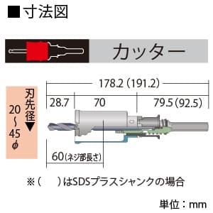 BOSCH 複合材コアカッター 回転専用 刃先径φ32mm 《ポリクリックシステム》 複合材コアカッター 回転専用 刃先径φ32mm 《ポリクリックシステム》 PFU-032C 画像2