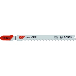 BOSCH ジグソーブレード プラスチック用 山数6 全長100mm 3本入 T-102D/3