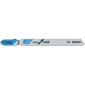 BOSCH ジグソーブレード 金工用 山数36 全長92mm 3本入 ジグソーブレード 金工用 山数36 全長92mm 3本入 T-118G/3