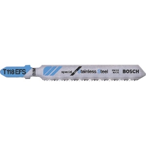 BOSCH ジグソーブレード 金工用 山数18 全長83mm 5本入 T-118EFS