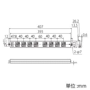 東芝 ハーネス用OAタップ 8コ口 抜け止め形 キャブタイヤケーブル付 ケーブル長3m ライトグレー ハーネス用OAタップ 8コ口 抜け止め形 キャブタイヤケーブル付 ケーブル長3m ライトグレー DC8128EN-3 画像5