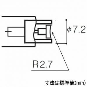 パナソニック 【受注生産品】両口金形ハロゲン電球 100V用 500形 R7s口金 フロスト 【受注生産品】両口金形ハロゲン電球 100V用 500形 R7s口金 フロスト J100V500W・F 画像2