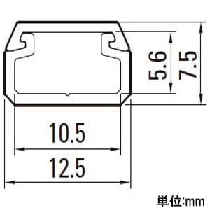 マサル工業 【お買い得品 10本セット】ニュー・エフモール 0号 1m 透明色 【お買い得品10本セット】 SFM0T_10set 画像2