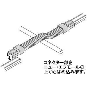 マサル工業 フレキジョイント 1号 チョコ 《ニュー・エフモール付属品》 フレキジョイント 1号 チョコ 《ニュー・エフモール付属品》 SFMFJ19 画像4