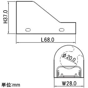 マサル工業 【限定特価】接続コンビネーションコネクター A型 ホワイト 《メタルモール付属品》 接続コンビネーションコネクター A型 ホワイト 《メタルモール付属品》 A1212 画像2