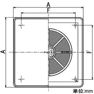 バクマ工業 樹脂製プッシュ式レジスター PM2.5対応+空気清浄フィルター+断熱シート付 自然給気用 操作部着脱式 壁面・天井面取付兼用型 樹脂製プッシュ式レジスター PM2.5対応+空気清浄フィルター+断熱シート付 自然給気用 操作部着脱式 壁面・天井面取付兼用型 REPD-100JFK-PM 画像2