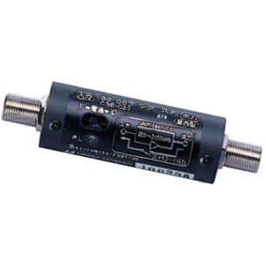 【生産完了品】CS・BSラインブースター UHF・VHFパスタイプ 共同受信用 壁面取付用樹脂クリップ付 CSB-C25-SP