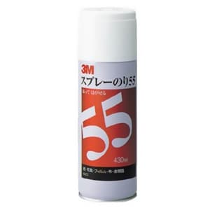 3M スプレーのり55 貼ってはがせる 弱接着タイプ 内容量430ml 白 スプレーのり55 貼ってはがせる 弱接着タイプ 内容量430ml 白 S/N 55