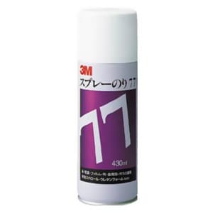 3M スプレーのり77 軽量物用 速乾・強力接着タイプ 内容量430ml 白 S/N77