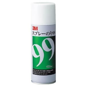 3M スプレーのり99 粗面・厚物用 強力接着タイプ 内容量430ml 乳白色 スプレーのり99 粗面・厚物用 強力接着タイプ 内容量430ml 乳白色 S/N99