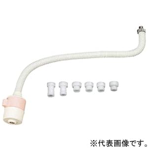 カクダイ 【販売終了】シンクシャワー出湯管 瞬間湯沸器用 ストレート/シャワー切替 長さ400mm アダプター付 2185P