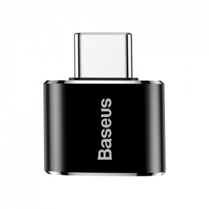 電材堂 【販売終了】USBハブアダプター USB〜Type-C ブラック DCATOTG01