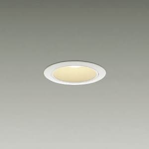 【生産完了品】LEDダウンライト LEDランプ付 40W形 LED電球4.7W(E17) 非調光タイプ 埋込穴φ75mm 配光角70° 電球色タイプ  ホワイト LZD-91289YW