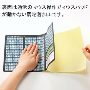 サンワサプライ ローマ字変換マウスパッド 中型サイズ ブラック ローマ字変換マウスパッド 中型サイズ ブラック MPD-OP17RL8BK 画像2