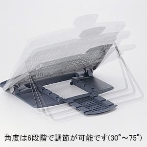 サンワサプライ マルチデータホルダー A4・B5サイズ用 6段階角度調節可能 マルチデータホルダー A4・B5サイズ用 6段階角度調節可能 DH-316 画像2