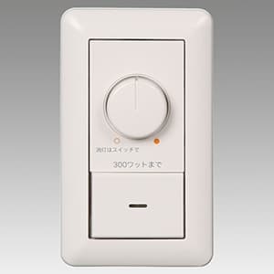 テスライティング 【生産完了品】LED用調光器 300Wタイプ 50/60Hz共用 3路オフライトスイッチ付 TLC-0003