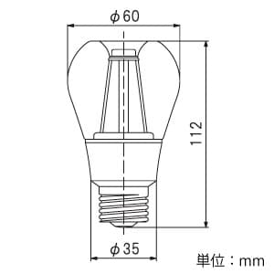 テスライティング 【生産完了品】LED電球 一般電球形 A60形 電球色相当 E26口金 調光対応 《Apple Lamp》 クリアタイプ LED電球 一般電球形 A60形 電球色相当 E26口金 調光対応 《Apple Lamp》 クリアタイプ LDA8CL300-27E26-Mh/DM 画像2