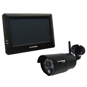 マスプロ モニター&ワイヤレスHDカメラセット 加圧式 7インチモニター スマートフォン・タブレット対応 録画機能付 WHC7M2