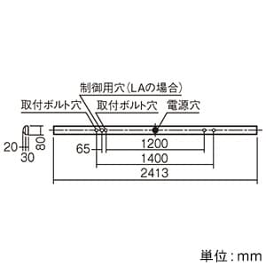 パナソニック 【生産完了品】一体型LEDベースライト 《iDシリーズ》 110形 直付型 iスタイル 省エネタイプ 10000lmタイプ FLR110形×2灯器具節電タイプ 昼白色 調光タイプ 一体型LEDベースライト 《iDシリーズ》 110形 直付型 iスタイル 省エネタイプ 10000lmタイプ FLR110形×2灯器具節電タイプ 昼白色 調光タイプ XLX800NHNJLA9 画像3