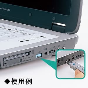 サンワサプライ USBコネクタ取付セキュリティ USB Aコネクタ専用 ブルー USBコネクタ取付セキュリティ USB Aコネクタ専用 ブルー SL-46-BL 画像2