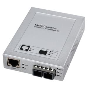 サンワサプライ 光メディアコンバータ SCコネクタ×2-RJ-45コネクタ×1 最大延長550m LAN-EC212C