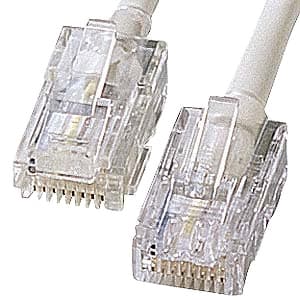 サンワサプライ 【受注生産品】INS1500(ISDN)ケーブル ルーターDSU間接続用 RJ-48-RJ-45 3m LA-RJ4845-3