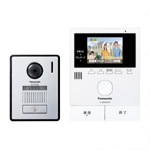 【生産完了品】テレビドアホン モニター親機+広角カメラ玄関子機 SDカード対応 録画機能付 VL-SVD303KL