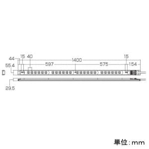 サンワサプライ 【受注生産品】19インチサーバーラック用コンセント スタンダードタイプ 100V 15A ブレーカーなし 3P・24個口 抜け止めタイプ 3m 【受注生産品】19インチサーバーラック用コンセント スタンダードタイプ 100V 15A ブレーカーなし 3P・24個口 抜け止めタイプ 3m TAP-SV1524 画像2