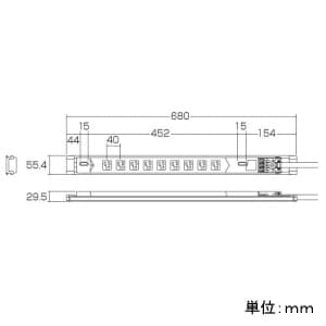 サンワサプライ 【受注生産品】19インチサーバーラック用コンセント スタンダードタイプ 100V 20A ブレーカーなし 3P・9個口 抜け止めタイプ 3m 【受注生産品】19インチサーバーラック用コンセント スタンダードタイプ 100V 20A ブレーカーなし 3P・9個口 抜け止めタイプ 3m TAP-SV209 画像2