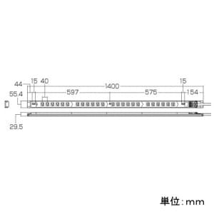 サンワサプライ 【受注生産品】19インチサーバーラック用コンセント スタンダードタイプ 100V 20A ブレーカーなし 3P・24個口 抜け止めタイプ 3m 【受注生産品】19インチサーバーラック用コンセント スタンダードタイプ 100V 20A ブレーカーなし 3P・24個口 抜け止めタイプ 3m TAP-SV2024 画像2