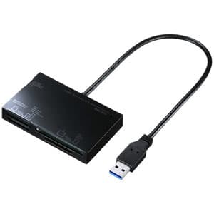 サンワサプライ USB3.0カードリーダー UHS-&#8545;対応 5スロット 59メディア対応 ブラック ADR-3ML35BK