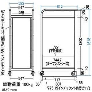 RAC-SV18UN (サンワサプライ)｜サーバーラック｜ネットワーク機材・PC