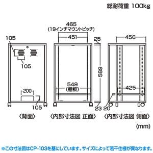 CP-102 (サンワサプライ)｜サーバーラック｜ネットワーク機材・PC周辺