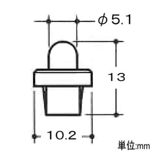 トキスター 【生産完了品】TBランプ(白熱ランプ) 屋外専用 24V 0.89W 1.8lm 20個入 TBランプ(白熱ランプ) 屋外専用 24V 0.89W 1.8lm 20個入 TB-101a_set 画像2