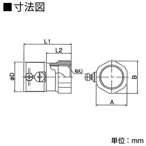 カナフレックス 【生産完了品】薄鋼アダプター PF管・CD管共通 適合ねじ G1/2 薄鋼アダプター PF管・CD管共通 適合ねじ G1/2 CPA-19S 画像2