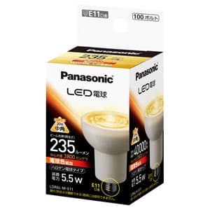 パナソニック LED電球 ハロゲン電球タイプ 5.5W 中角タイプ 電球色相当 E11口金 LED電球 ハロゲン電球タイプ 5.5W 中角タイプ 電球色相当 E11口金 LDR6L-M-E11