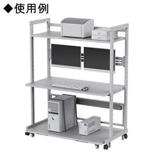 サンワサプライ 【受注生産品】eラック 高耐荷重ラック コンパクトタイプ W1200×D600×H1500mm 総耐荷重200kg 【受注生産品】eラック 高耐荷重ラック コンパクトタイプ W1200×D600×H1500mm 総耐荷重200kg ER-120C 画像2