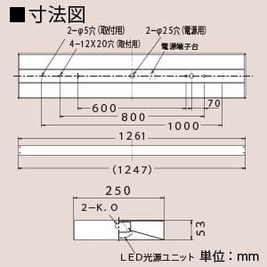 【お買い得品 10台セット】交換形LEDベースライト 《スマートユニット》40形 直付形 下面開放 2200lmタイプ FHF32形1灯器具相当  昼白色 連続調光・固定出力兼用 NC4C1+CE402NE-X14A_set