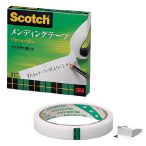 3M 《スコッチ》 メンディングテープ 15mm×50m 《スコッチ》 メンディングテープ 15mm×50m 810-3-15